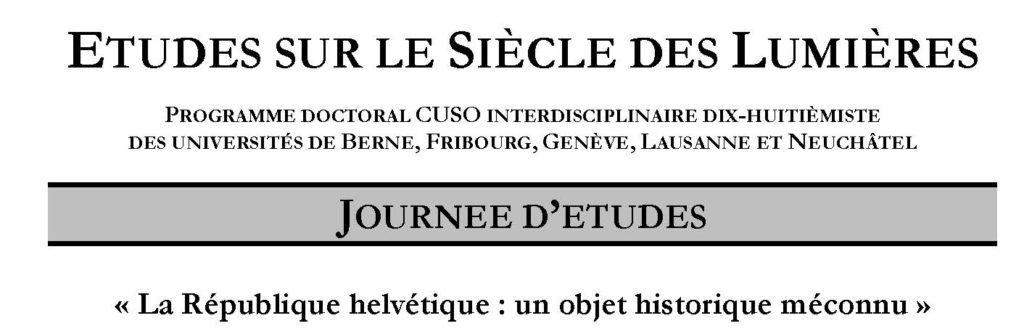 La République helvétique