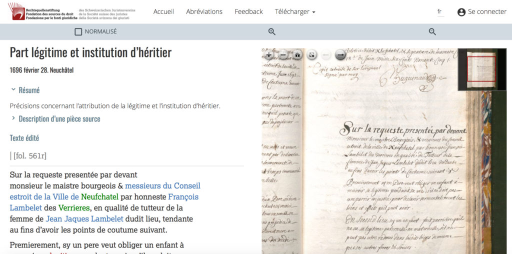 Les points de coutume neuchâtelois